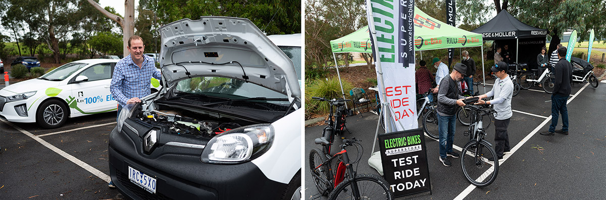 ACF Electric Vehicles event in Chisholm - test rides available