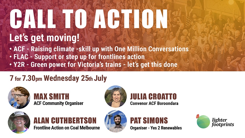 Call to Action! Inspiring speakers for July 2018 Meeting