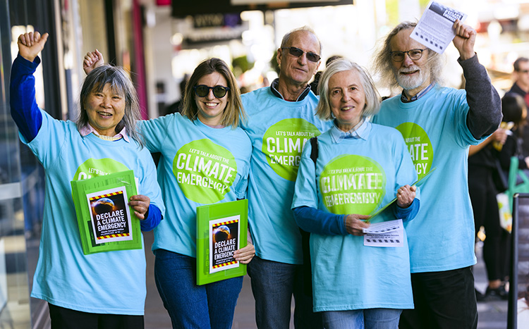 Climate Emergency actions including supporting people to put up solar panels and making their houses more comfortable with energy efficiency measure
