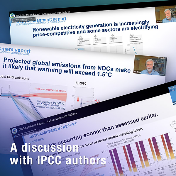 In discussion with IPCC authors: Two brilliant recordings