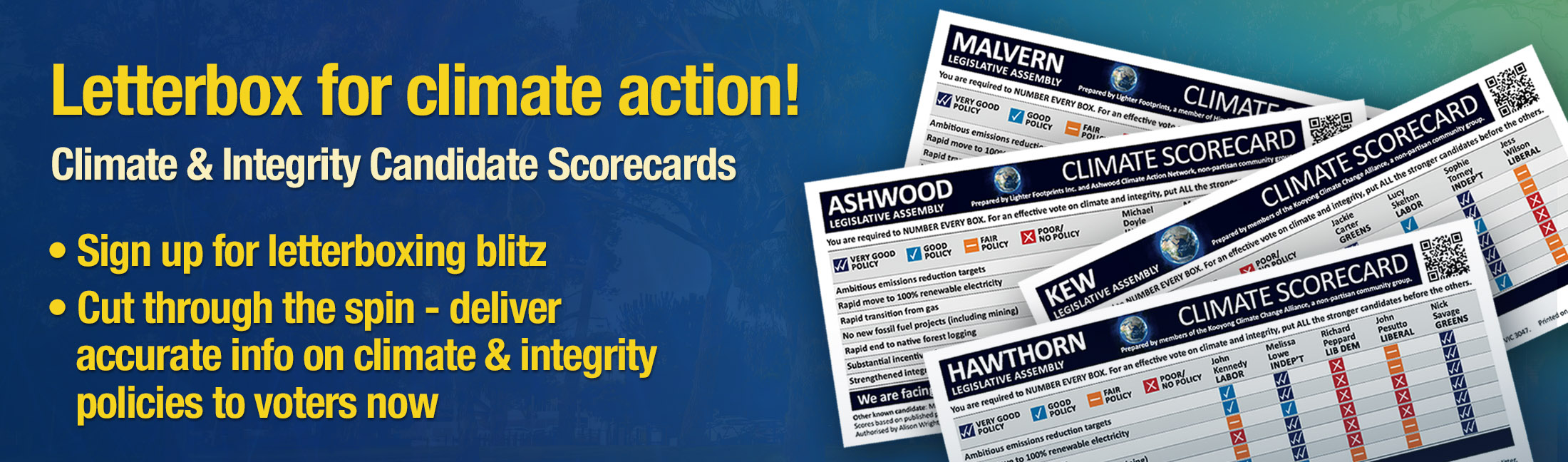 Letterbox Climate and Integrity Candidate Scorecard
