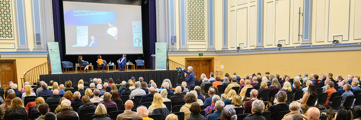 Higgins Forum with nearly 400 constituents engaging with candidates on climate