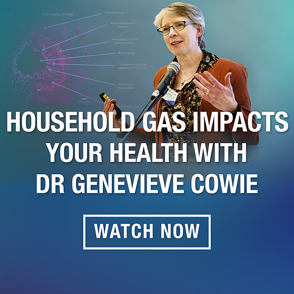 Household gas health impacts with Dr Genevieve Cowie - video highlights