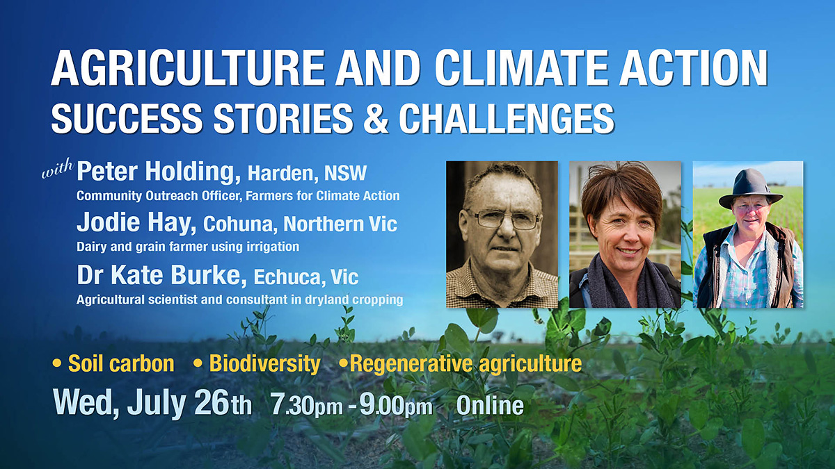 July 26 Agriculture and Climate Action, Success stories and challenges