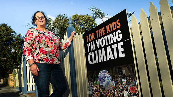 You can order your Vote Climate fence sign