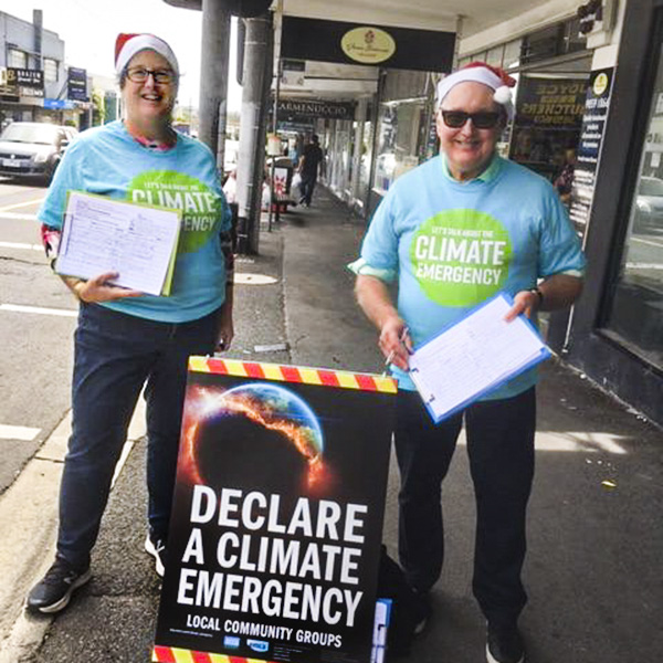 Petitioning for a Climate Emergency Declaration in Boroondara
