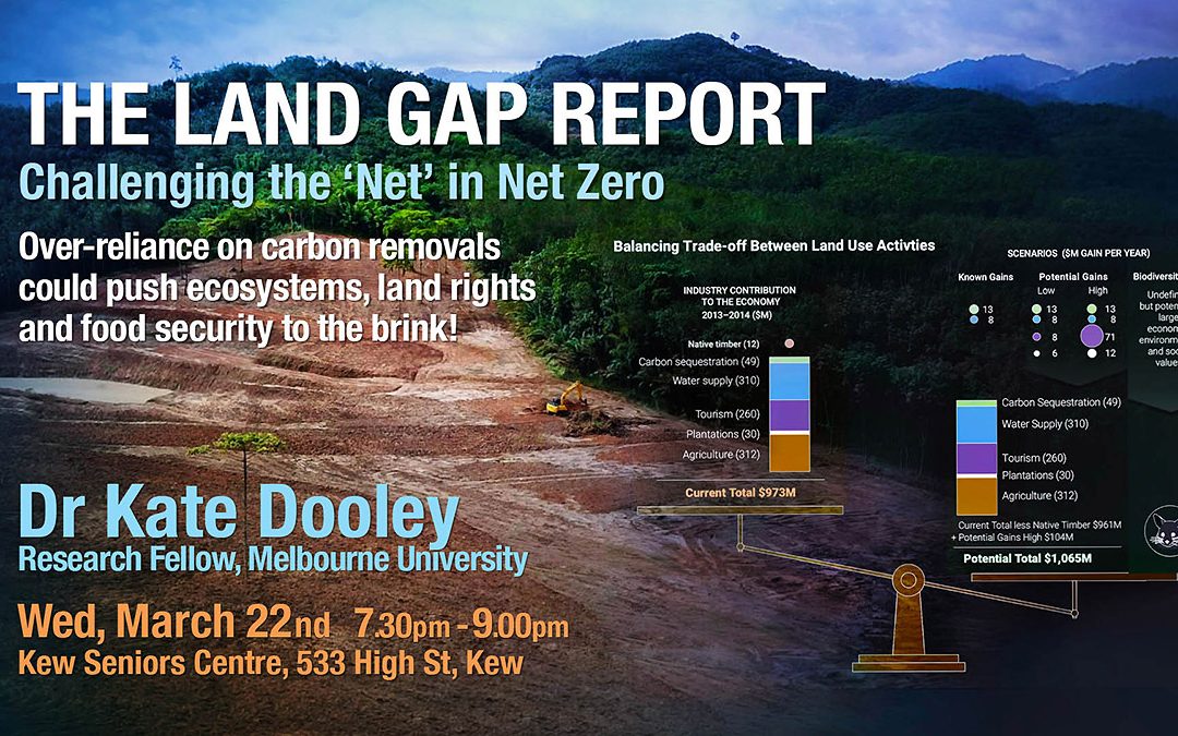 The Land Gap Report – challenging the ‘Net’ in Net Zero