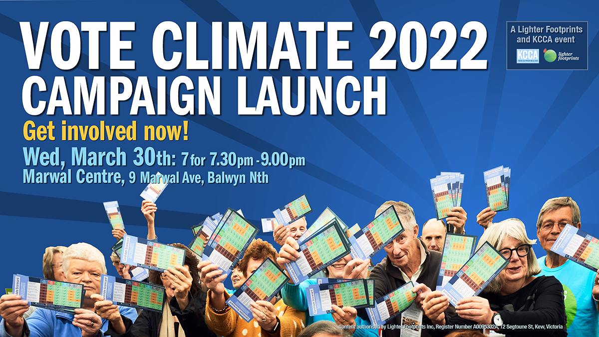 Vote Climate 2022 Launch, March 30, Marwal Centre