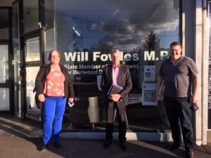 Meeting with Will Fowles MP