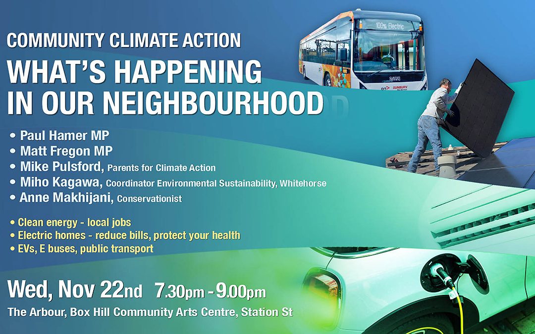 Community Climate Action – what’s happening in our neighbourhood