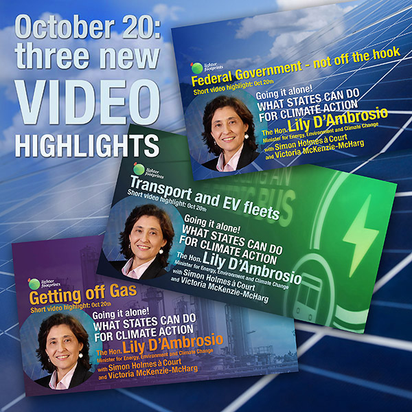 October 20 with Minister D'Ambrosio- three new highlights