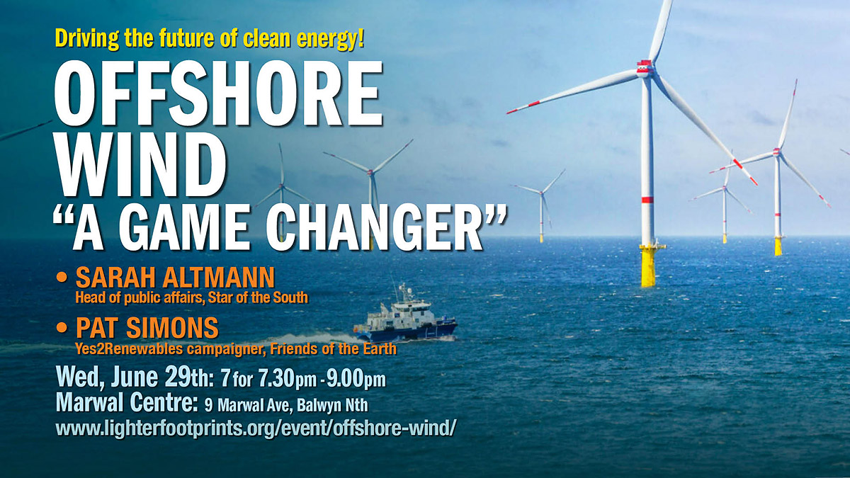 Offshore Wind June 29 with Sarah Altmann and Pat Simons