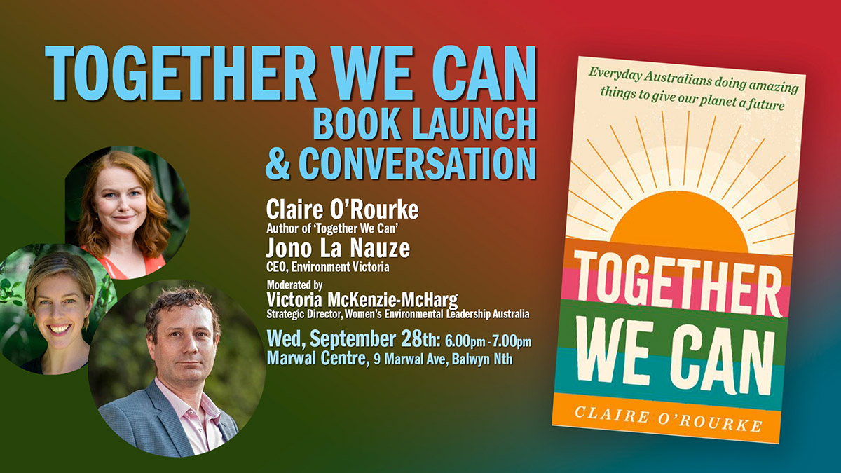 September 28th Together We Can Book Launch