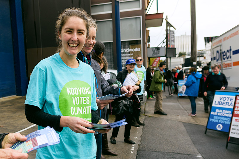 Vote Climate Neighbours Annie Nihill Surrey Hills pre poll