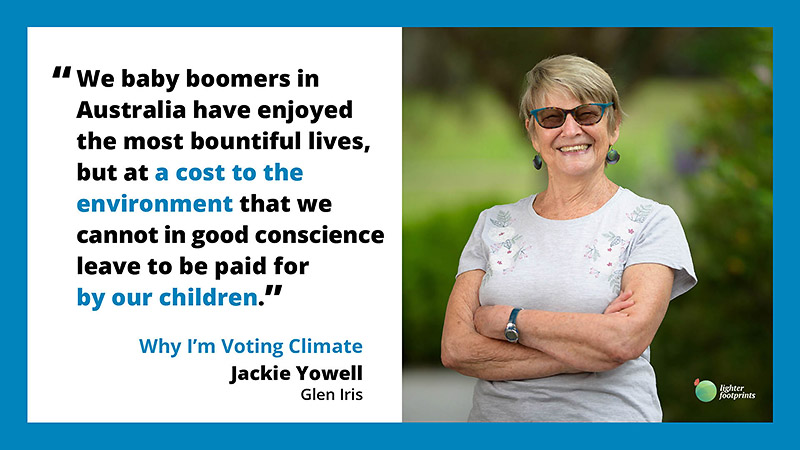 Vote Climate Neighbours Jackie Yowell