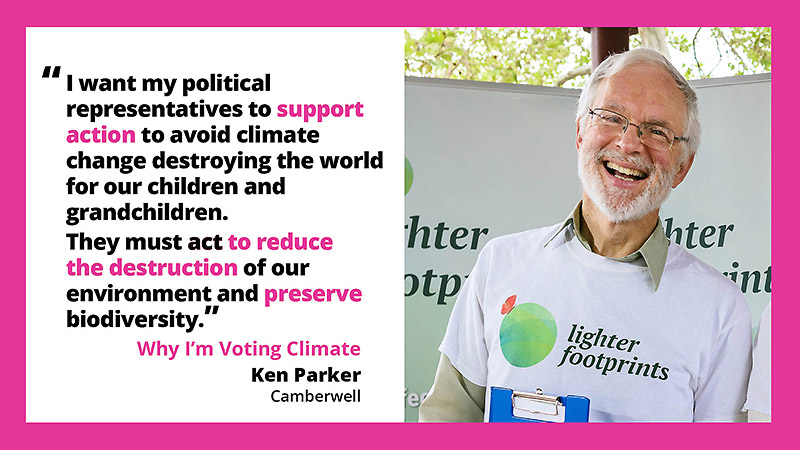 Vote Climate Neighbours quote - Ken Parker
